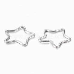 Tarnish Resistant 304 Stainless Steel Keychain Clasp Findings&nbsp;STAS-G161-07A
