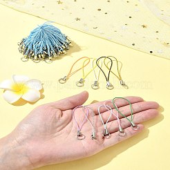 100Pcs Polyester Cord Mobile Straps&nbsp;MOBA-FS0001-02D