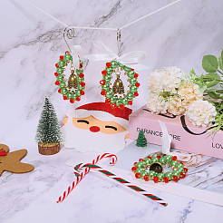 Christmas Wreath Acrlic & Glass Pendant Decorations&nbsp;PALLOY-GO00036