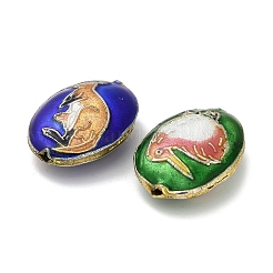 Handmade Cloisonne Beads&nbsp;CLB-Z001-08G