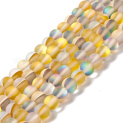 Synthetic Moonstone Beads Strands&nbsp;G-E573-01A-18