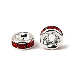 Brass Grade A Rhinestone Spacer Beads&nbsp;RB-A014-Z6mm-21S