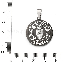 Religion 304 Stainless Steel Pendants&nbsp;STAS-H264-02EBP