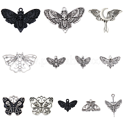 20Pcs 10 Styles Tibetan Style Alloy Pendants&nbsp;FIND-SC0021-44