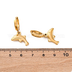 304 Stainless Steel Hoop Earrings&nbsp;LS-EJEW-F357-02G-04