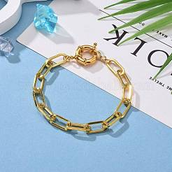 Brass Paperclip Chain Bracelets&nbsp;BJEW-JB05630