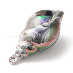 Plating UV Iridescent Acrylic Pendants&nbsp;OACR-B020-07