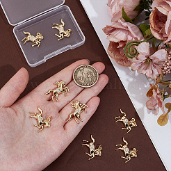 8Pcs Brass Micro Pave Cubic Zirconia Pendants&nbsp;KK-PH0014-77