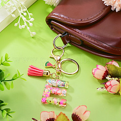 Fruit Series Letter Resin Keychains&nbsp;KEYC-TAC0033-02E