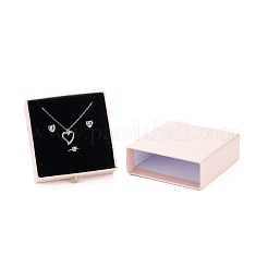 Square Paper Drawer Jewelry Set Box&nbsp;CON-C011-03B-05