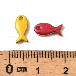 304 Stainless Steel Enamel Charms&nbsp;STAS-P405-01C-G