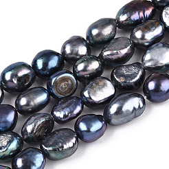 Natural Cultured Freshwater Pearl Beads Strands&nbsp;PEAR-N014-07I