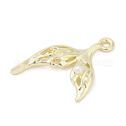 Alloy & ABS Imitation Pearl Pendants&nbsp;PALLOY-R151-52G