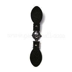 PU Imitation Leather Sew on Toggle Buckles&nbsp;FIND-WH0114-28B