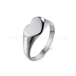 Heart 304 Stainless Steel Finger Rings for Women&nbsp;FS-WGDCCF4-01