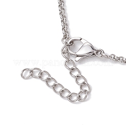 304 Stainless Steel Slider Necklace Makings&nbsp;AJEW-JB01274-02