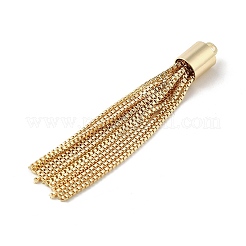 Brass Box Chains Tassels Pendant&nbsp;X-KK-K276-02G