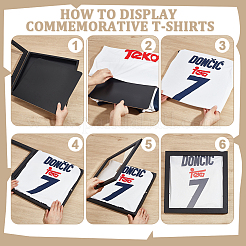 Wooden T-shirt Magnetic Presentation Boxes&nbsp;ODIS-WH0086-209