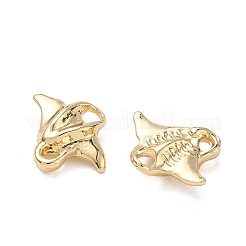 Alloy Fish Links Connector Charms&nbsp;FIND-K025-07G