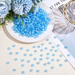 1000Pcs Transparent Acrylic Beads&nbsp;TACR-ME0001-08A