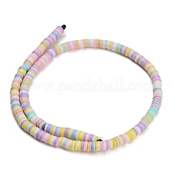 Handmade Polymer Clay Beads Strands&nbsp;PY-CBA21A8-01G