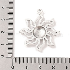 Tibetan Style Alloy Solar Eclipse Pendants&nbsp;TIBEP-R304-004AS-LF