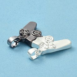 Alloy Magnetic Friendship Controller Necklace Set&nbsp;PALLOY-D204-01BS