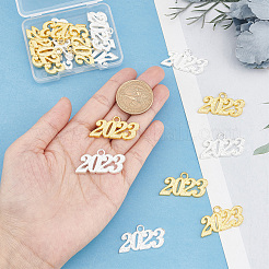 20Pcs 2 Colors Alloy Pendants&nbsp;FIND-SC0004-10