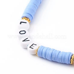 Polymer Clay Heishi Beaded Mobile Straps&nbsp;HJEW-JM00464-03