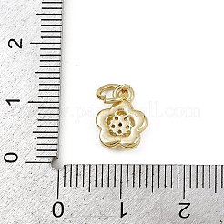 Brass Micro Pave Cubic Zirconia Pendants&nbsp;KK-D409-46A-G