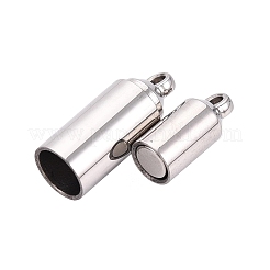 304 Stainless Steel Magnetic Clasps&nbsp;STAS-N127-02B-P