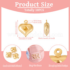 10Pcs Brass Pendants&nbsp;FIND-TA0005-02G