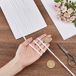 15 Yards Polyester Elastic Lace Trim&nbsp;OCOR-WH0082-150
