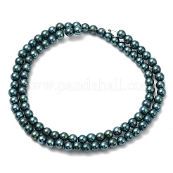 Electroplate Synthetic Magnetic Hematite Beads Strands&nbsp;G-E602-01B