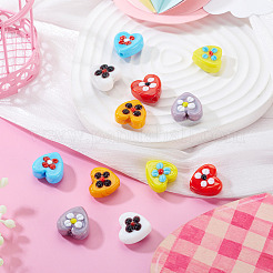 12Pcs 6 Colors Handmade Lampwork Beads&nbsp;LAMP-TA0002-56