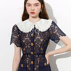 2Pcs 2 Style Detachable Lady's False Collars&nbsp;AJEW-GA0005-99