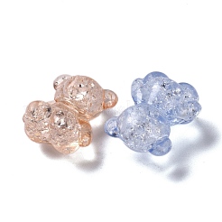 Crackle Transparent Acrylic Beads&nbsp;OACR-G033-05D