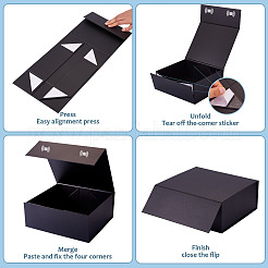 Foldable Rectangle Paper Storage Gift Cases&nbsp;CON-TAC0019-001A