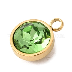 Birthstone Theme August 304 Stainless Steel Pendants&nbsp;STAS-K239-01G-A08