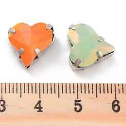 Heart Opal Sew On Rhinestones&nbsp;RGLA-G024-08A-P