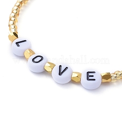 Glass Seed Beads Stretch Bracelets&nbsp;BJEW-JB05245-01