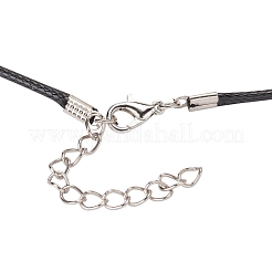 Waxed Cord Necklace Making&nbsp;X-NCOR-T001-01