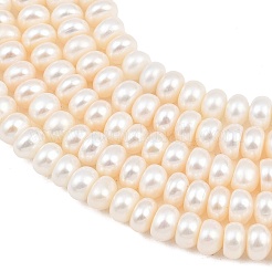Natural Cultured Freshwater Pearl Beads Strands&nbsp;PA-CBAFEE8-17H