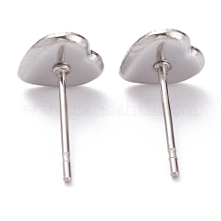 Non-Tarnish 304 Stainless Steel Stud Earring Settings&nbsp;X-STAS-J032-13