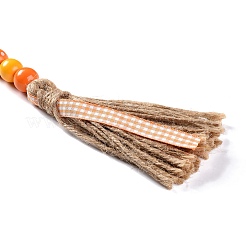 Thanksgiving Day Theme Wooden Beaded Pendant Decorations&nbsp;LS-HJEW-K036-01A