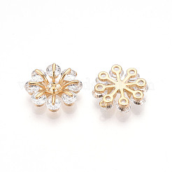 Brass Micro Pave Cubic Zirconia Pendants&nbsp;ZIRC-T016-20
