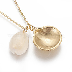 304 Stainless Steel Pendant Necklaces&nbsp;NJEW-F260-02G