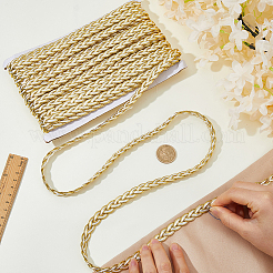 Polyester Braided Lace Ribbons&nbsp;OCOR-WH0105-181B