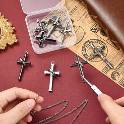 8Pcs 8 Styles Tibetan Style Alloy Big Pendants&nbsp;FIND-CJ0005-85