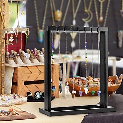 Wooden Dowsing Pendulums Pendant Display Stands&nbsp;PW-WG13473-01